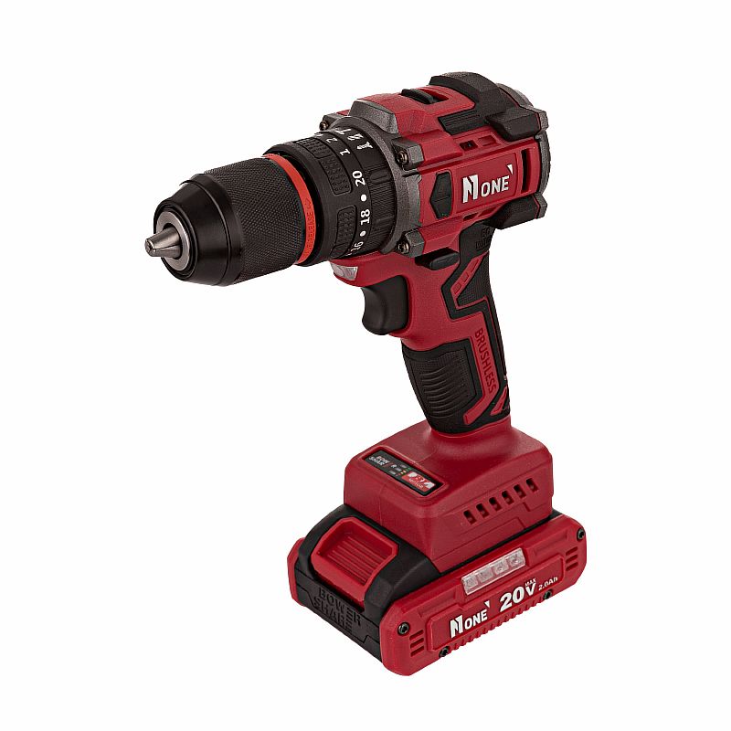 Дрель акк.ударная бесщ.CDI 20/2.0-IN-BR (50Hm.2.0V,2 АКК,2,0Ач,13мм жел.патр,кейс)№