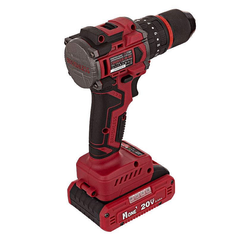Дрель акк.ударная бесщ.CDI 20/2.0-IN-BR (50Hm.2.0V,2 АКК,2,0Ач,13мм жел.патр,кейс)№