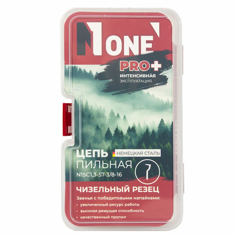 Цепь для пил PRO+ в коробке (победит.зуб) N1SC1,3-57-3/8-16 №1
